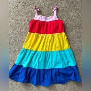 Hanna Andersson girls summer 🌈 dress sz 120 (6/7)